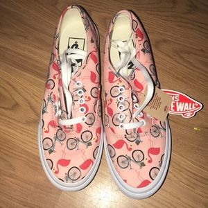*SPECIAL* Vans flamingo and bicycle size 8 women’s